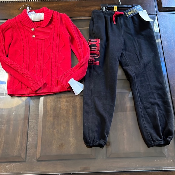 Bundle of Polo Drawstrings Jogger And Edgehill Collection Sweater.